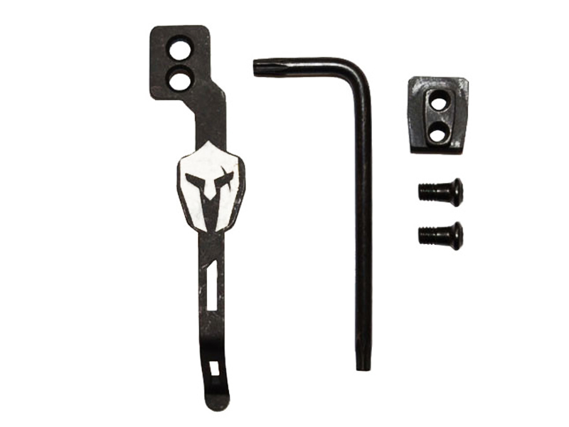 Typhoon F12 EBR Lever Style 1 black anodised with mounting kit