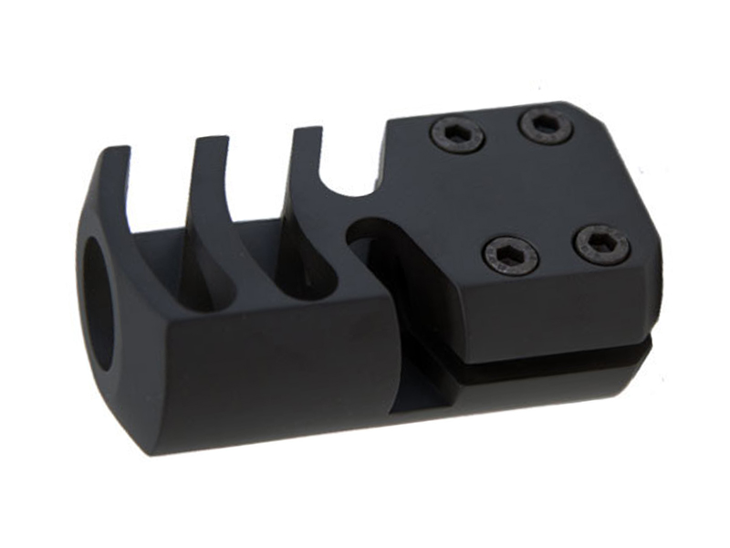 Typhoon F12 F-Comp Muzzle Brake Gen 1 black anodised